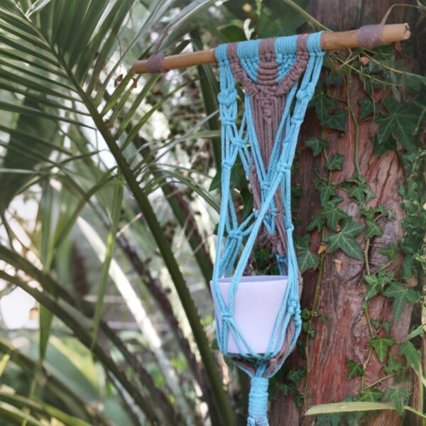 Porte pot en macramé – Image 2